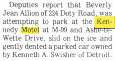 Bavarian Inn (Kennedy Motel) - Jan 1972 Article